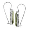 Silpada 'Olivine' Green Cubic Zirconia Drop Earrings in Sterling Silver - 3 of 4