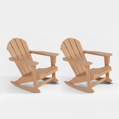 WestinTrends  Outdoor Patio Porch Rocking Adirondack Chair