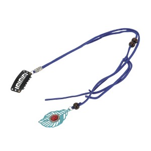 Unique Bargains Women's Leaf Braided Hair Chain 1 Pc - 1 of 4