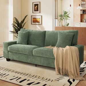 Modern Chenille Sofa – Stylish & Comfortable for Living Room - 1 of 4