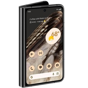Google Pixel Fold - Unlocked Android 5G Smartphone with Telephoto Lens and Ultrawide Lens - Foldable Display - 24-Hour Battery - Obsidian - 512 GB - 1 of 4