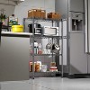 ORRD 1250 lbs Steel 4-Tier Heavy Duty Utility Shelving Unit Chrome Wire Rack Organizer for Home/Kitchen/Office - 4 of 4