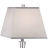 Vienna Full Spectrum Deco Collection 27" Tall Modern Table Lamp Chrome Finish Metal Stacked Crystal Single Living Room Bedroom Bedside Nightstand - 3 of 4