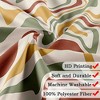 72"x72" Abstract Wavy Swirl Boho Shower Curtain - 3 of 4