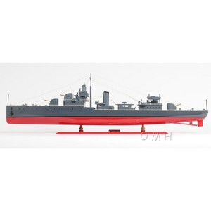 Old Modern Handicrafts USS SIMS Ship Model – 44"x4.8"x13.3", 1:95 Scale WWII Destroyer Replica - 1 of 4