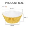 Unique Bargains Greaseproof Metallic Easy Release Baking Cups Standard 300 Pcs - 2 of 3