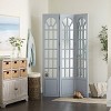 French Country Pine Room Divider Screen - Olivia & May - 2 of 4