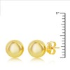 Classic Gold 14K Yellow Gold, 10mm Bead Studs - Gold - 2 of 3