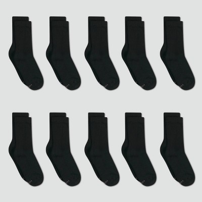 Hanes Premium Men's Cool Comfort Ankle Socks in Black, 6-12- 10pk