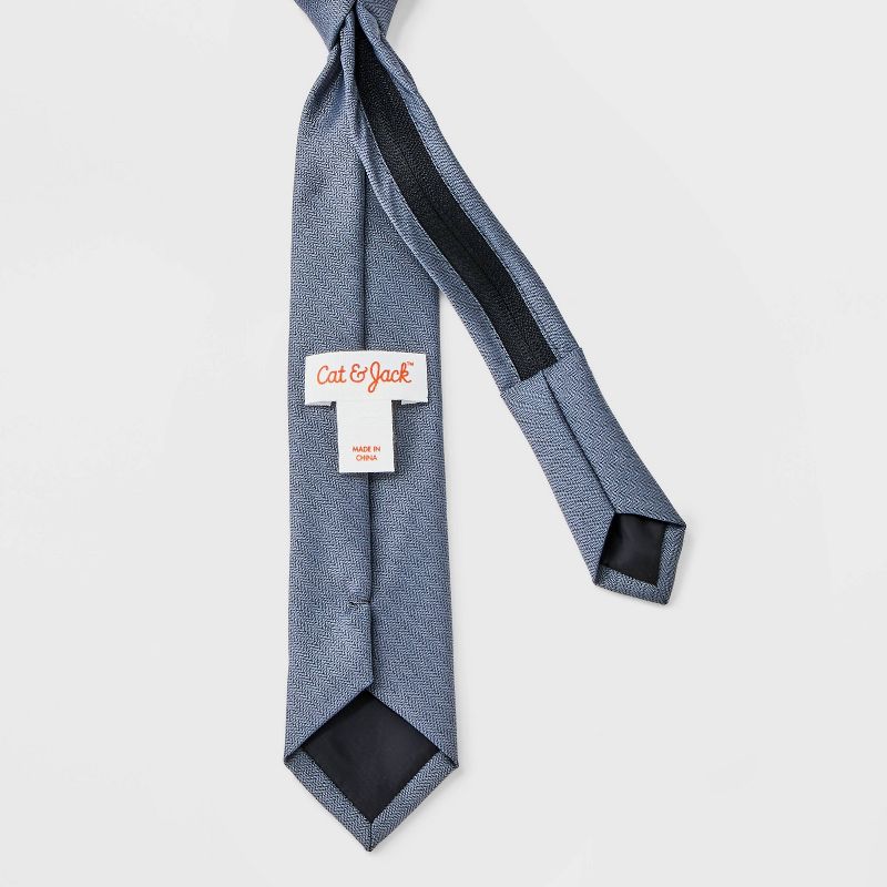 Boys' Woven Necktie - Cat & Jack™ Gray, 3 of 5