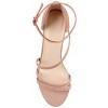 Journee Collection Women's Bella Open Toe Mid Block Heel Pumps - 4 of 4