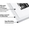 Americanflat Picture Frame in White MDF / Shatter Resistant Glass with Easel Stand for Wall and Tabletop - 8" x 8" - 3 of 4
