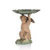 SPI Home Rabbit Birdbath – 16.5-Inch Cast Aluminum Outdoor Bird Bath with Nature-Inspired Design and Antique Bronze Finish - 2 of 4