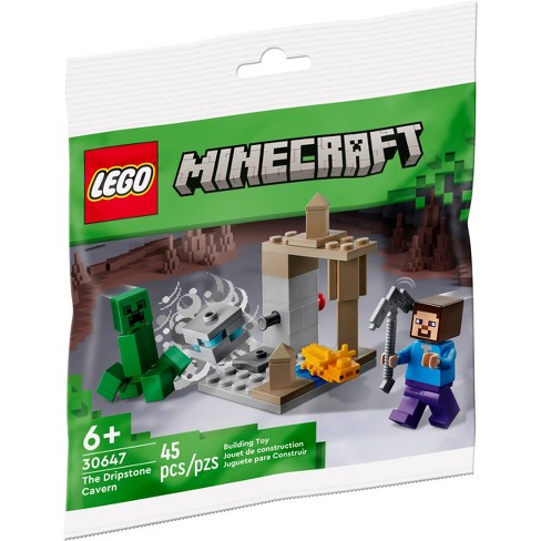 Lego Minecraft The Dripstone Cavern 30647 Building Toy Set : Target