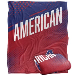 American University Fan Zone Silky Touch Super Soft Throw Blanket 50x60 - 1 of 4