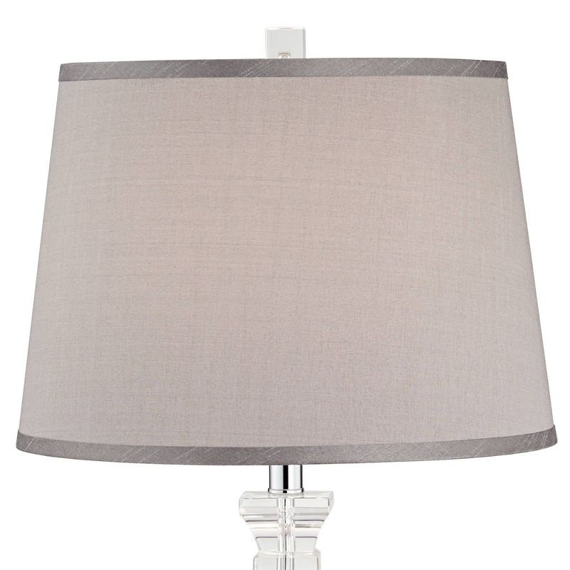 Vienna Full Spectrum Sherry 25" High Modern Table Lamp Table Top Dimmer Clear Crystal Single Living Room Bedroom Bedside Nightstand House Office, 4 of 10