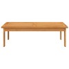 vidaXL Patio Table 39.4"x23.6"x11.8" Solid Wood Acacia - 3 of 4