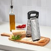 Cuisinart 2-in-1 Detachable Grater: Stainless Steel, Flat Cheese Grater, Dishwasher-Safe, Silver & Black, 2 Pieces - image 4 of 4