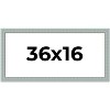 PosterPalooza | Panoramic Refined Blue Picture Frame - UV Acrylic, Foam Board Backing, Hanging Hardware - 2 of 4