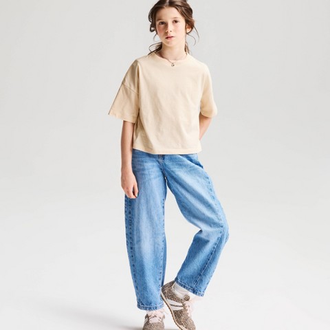 Футболка Cat & Jack Short Sleeve Boxy T-Shirt для девочек