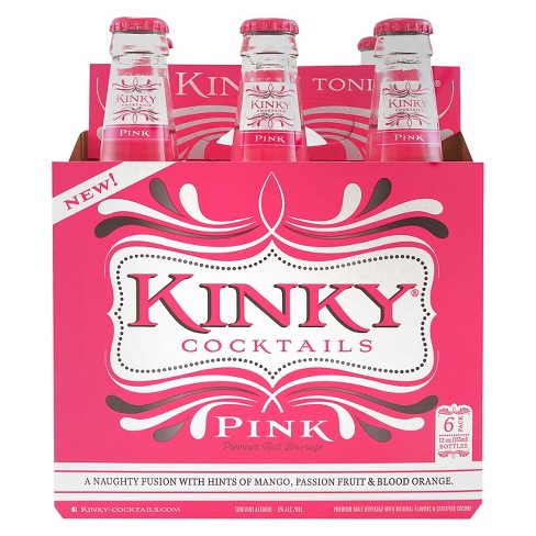 Kinky Cocktails Pink 6pk 12 Fl Oz Bottles Target