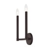 Livex Lighting Alpine 2 - Light Wall Light in  Bronze - 3 of 4