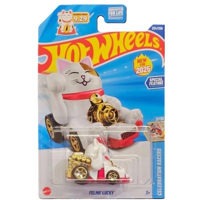 Hot Wheels Feline Lucky Celebration Racers New 2025