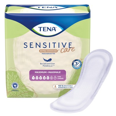 Tena Intimates Maximum Long Bladder Control Pad, 15 in, 12 Count, 1 Pack