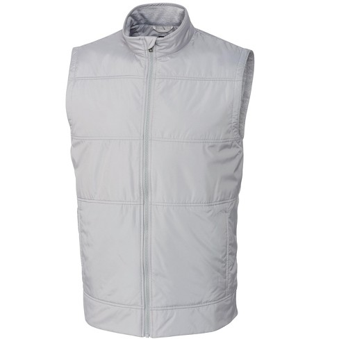 Cutter & Buck Stealth Quilted Mens And Tall Windbreaker Vest - Polished - 2xb : Target