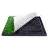 FURNIinspire Pet Crates and Houses, Downtown Pet Supply Dog Grass Pad with Tray, Artificial Grass Training Pads, Green, 20“*25" - 3 of 4