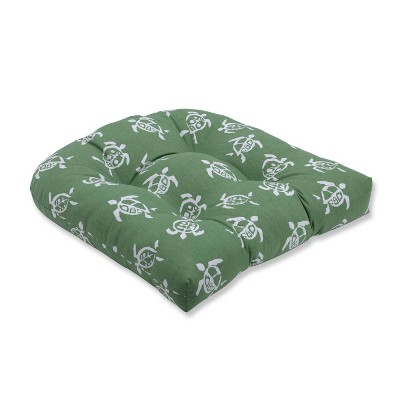 Sea Turtles Verte Wicker Seat Cushion - Pillow Perfect