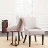 Lotus Kd 19" H Dining Chair With Nail Head Trim (Set of 2) - MCR4700 - Safavieh Couture - 3 of 4