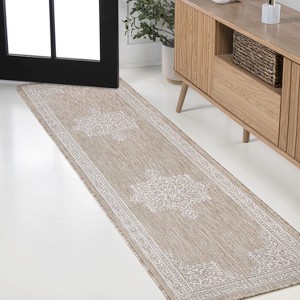 JONATHAN Y Arden Vintage Casual Medallion Indoor/Outdoor Area Rug - 1 of 4