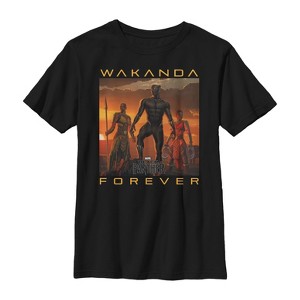 Boy's Marvel Black Panther 2018 Wakanda Forever T-Shirt - 1 of 4