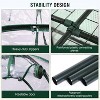 4 Tier Tool-Free Assembly Rust-Proof Mini Greenhouses for Outdoors, Waterproof Plant Repotting Mat for Medium/Small Plants - 4 of 4