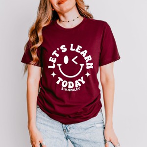 Simply Sage Market S.W.Smiley Let's Learn Today Circle Short Sleeve Tee - 1 of 4