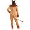 HalloweenCostumes.com Women's Plus Size Fierce Lion Costume | Safari Predator Animal Jumpsuit with Tail and Headband - 2 of 3