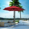 10 Feet Outdoor Patio Umbrella with Tilt Adjustment and Crank - 4 of 4