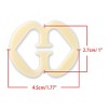 Allegra K Women's Bra Shoulder Strap Clips Buckles Bra Strap Anti-Slip Buckles Straps - 3 of 4