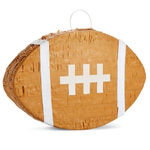 Blue Panda Small Football Pinata for Sports Birthday Party Decorations, 16.5 x 2.9 x 10.6 In - 1 of 4