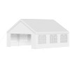 16 ft x 32 ft Party Tent, Heavy Duty Event Shelter with Removable Sidewall, Outdoor Gazebo Canopy for Birthday Party Wedding Event, Straight Edge - 2 of 4
