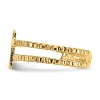 Black Bow Jewelry Cross Toe Ring in 14K Yellow Gold - 3 of 4