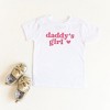 The Juniper Shop Daddy's Girl Heart Toddler Short Sleeve Tee - 2 of 2