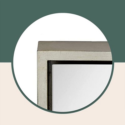 Hamilton Hills 22" x 30" Black Framed Rectangular Mirror