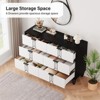 Whizmax 6-Drawer Chest of Drawers for Bedroom, Wooden Bedroom Drawer Dresser with 6 Storage Drawers - 4 of 4