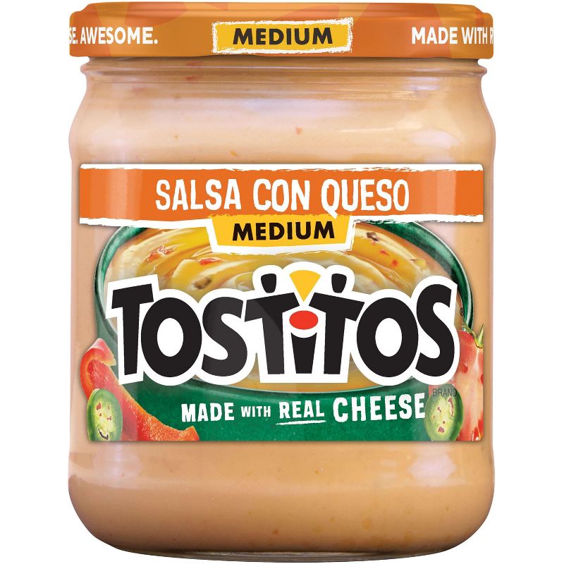 Tostitos Salsa Con Queso Medium - 15oz, 1 of 5