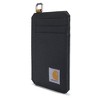 Men's Nylon Duck Slim Front Pocket Wallets, Black - 4 of 4