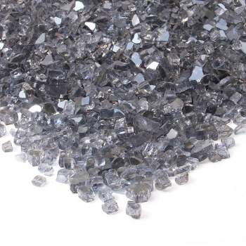 20lb Fire Glass Reflective Chips Gray - Real Flame
