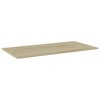 vidaXL Bookshelf Boards 4 pcs Sonoma Oak 39.4"x19.7"x0.6" Engineered Wood - 2 of 4