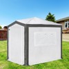 EAGLE PEAK 6x8 Portable Walk in Greenhouse , Heavy Duty Instant Pop Up Green House, Front Roll Up Zipper Entry Door and Mesh Windows - 2 of 4